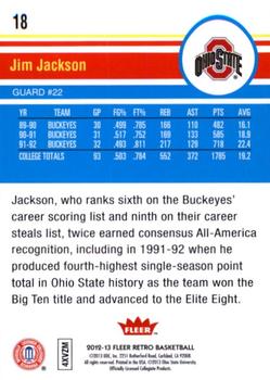 2012-13 Fleer Retro #18 Jim Jackson Back