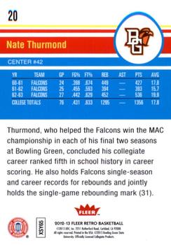 2012-13 Fleer Retro #20 Nate Thurmond Back
