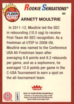 2012-13 Fleer Retro #60 Arnett Moultrie Back