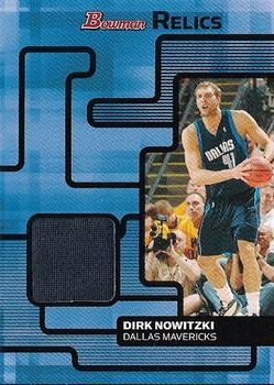 2007-08 Bowman - Relics #BR-DN Dirk Nowitzki Front