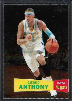 2007-08 Topps Chrome - 1957-58 Variations #15 Carmelo Anthony Front