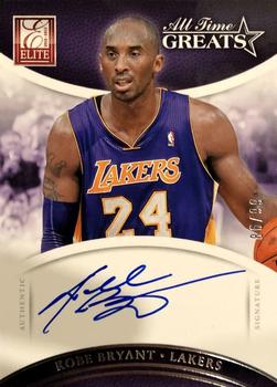 2012-13 Panini Elite - All-Time Greats Signatures #24 Kobe Bryant Front