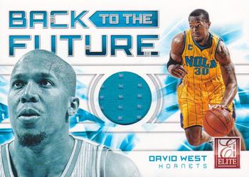 2012-13 Panini Elite - Back to the Future Materials #10 David West Front