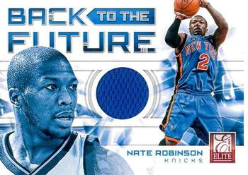 2012-13 Panini Elite - Back to the Future Materials #13 Nate Robinson Front