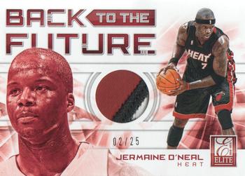 2012-13 Panini Elite - Back to the Future Materials Prime #23 Jermaine O'Neal Front