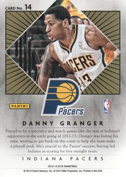 2012-13 Panini Elite - Elite Series #14 Danny Granger Back