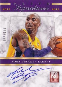 2012-13 Panini Elite - Signatures #1 Kobe Bryant Front