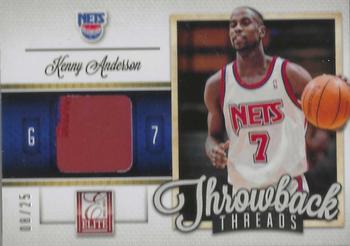 2012-13 Panini Elite - Throwback Threads Prime #24 Kenny Anderson Front