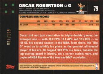 2007-08 Topps Chrome - Refractors Orange #79a Oscar Robertson Back