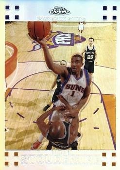 2007-08 Topps Chrome - Refractors #1 Amare Stoudemire Front
