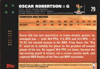 2007-08 Topps Chrome - Refractors #79 Oscar Robertson Back