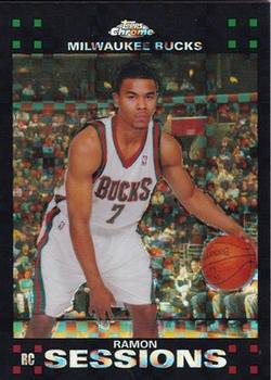 2007-08 Topps Chrome - X-Fractors #130 Ramon Sessions Front