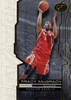 2007-08 Bowman Elevation - Blue #1 Tracy Mcgrady Front