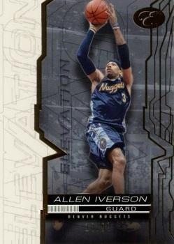 2007-08 Bowman Elevation - Blue #3 Allen Iverson Front