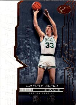 2007-08 Bowman Elevation - Blue #41 Larry Bird Front