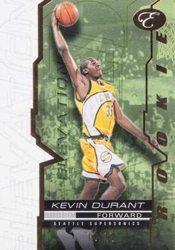 2007-08 Bowman Elevation - Green #71 Kevin Durant Front