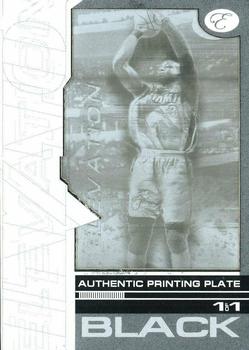 2007-08 Bowman Elevation - Press Plates Black #33 Dwyane Wade Front