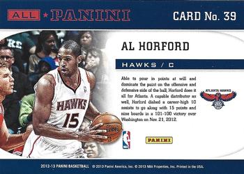 2012-13 Panini - All-Panini #39 Al Horford Back