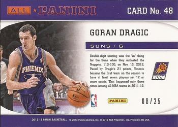 2012-13 Panini - All-Panini Gold #48 Goran Dragic Back