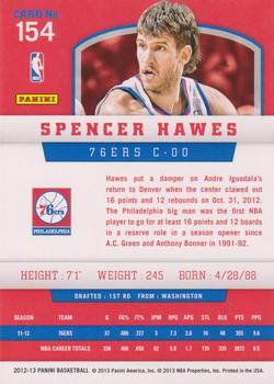 2012-13 Panini - Gold Knight #154 Spencer Hawes Back