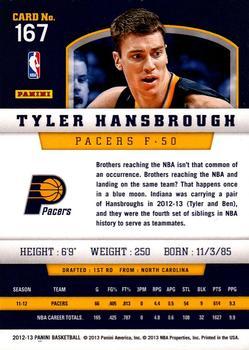 2012-13 Panini - Gold Knight #167 Tyler Hansbrough Back