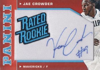 2012-13 Panini - Rated Rookie Signatures #32 Jae Crowder Front