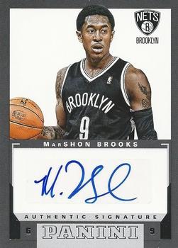 2012-13 Panini - Rookie Signatures #3 MarShon Brooks Front