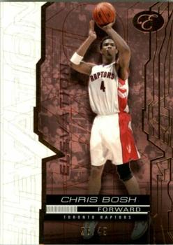 2007-08 Bowman Elevation - Red #4 Chris Bosh Front