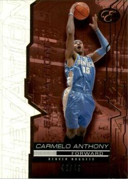 2007-08 Bowman Elevation - Red #35 Carmelo Anthony Front