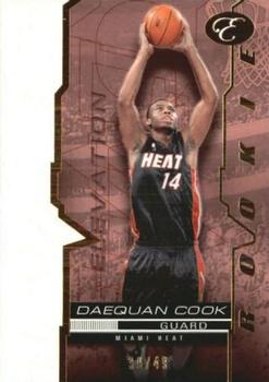 2007-08 Bowman Elevation - Red #60 Daequan Cook Front
