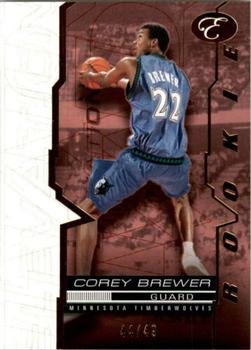 2007-08 Bowman Elevation - Red #69 Corey Brewer Front