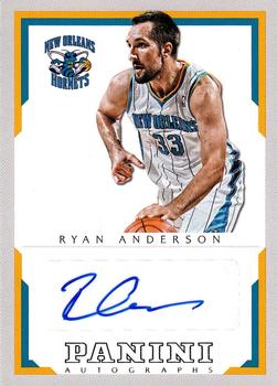 2012-13 Panini - Autographs #14 Ryan Anderson Front