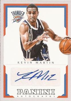 2012-13 Panini - Autographs #5 Kevin Martin Front