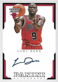 2012-13 Panini - Autographs #17 Luol Deng Front