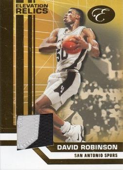 2007-08 Bowman Elevation - Relics Patches #ERP-DR David Robinson Front