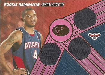 2007-08 Bowman Elevation - Rookie Remnants Triple #RTR-AL4 Acie Law IV Front