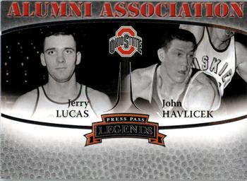 2007-08 Press Pass Legends - Alumni Association #5 Jerry Lucas / John Havlicek Front