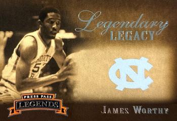 2007-08 Press Pass Legends - Legendary Legacy #8 James Worthy Front