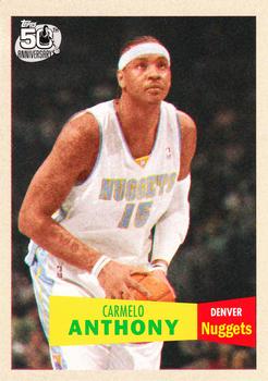 2007-08 Topps - 1957-58 Variations #15 Carmelo Anthony Front
