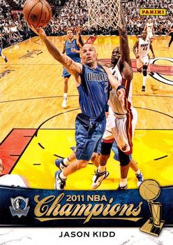 2011 Panini NBA Champions Dallas Mavericks #2 Jason Kidd Front
