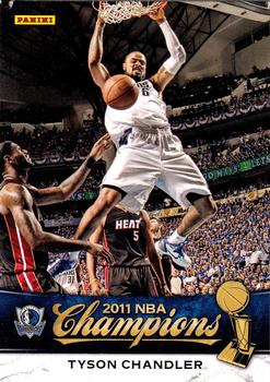 2011 Panini Dallas Mavericks NBA Champions #4 Tyson Chandler Front