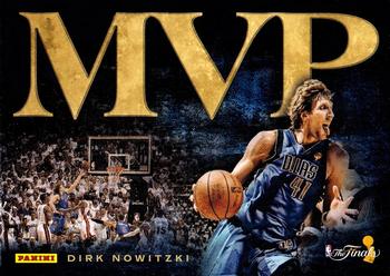 2011 Panini Dallas Mavericks NBA Champions #FinalsMVP Dirk Nowitzki Front
