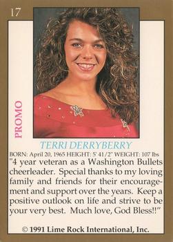 1991 Lime Rock Pro Cheerleaders Preview #17B Terri Derryberry Back