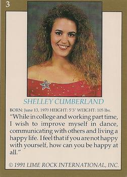 1991 Lime Rock Pro Cheerleaders Preview #3 Shelley Cumberland Back