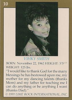1991 Lime Rock Pro Cheerleaders Preview #10 Vihky Smith Back