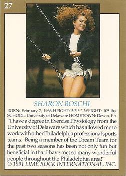 1991 Lime Rock Pro Cheerleaders Preview #27 Sharon Boschi Back