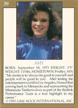 1991 Lime Rock Pro Cheerleaders Preview #39 Amy Back