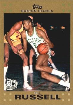 2007-08 Topps - Gold #6 Bill Russell Front