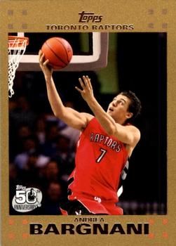2007-08 Topps - Gold #38 Andrea Bargnani Front