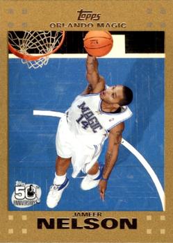 2007-08 Topps - Gold #73 Jameer Nelson Front
